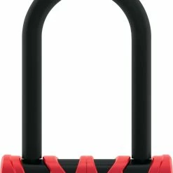 Abus Bøjle Cykellås Ultimate 420/150HB140 + USH Rød Med Nøgle.