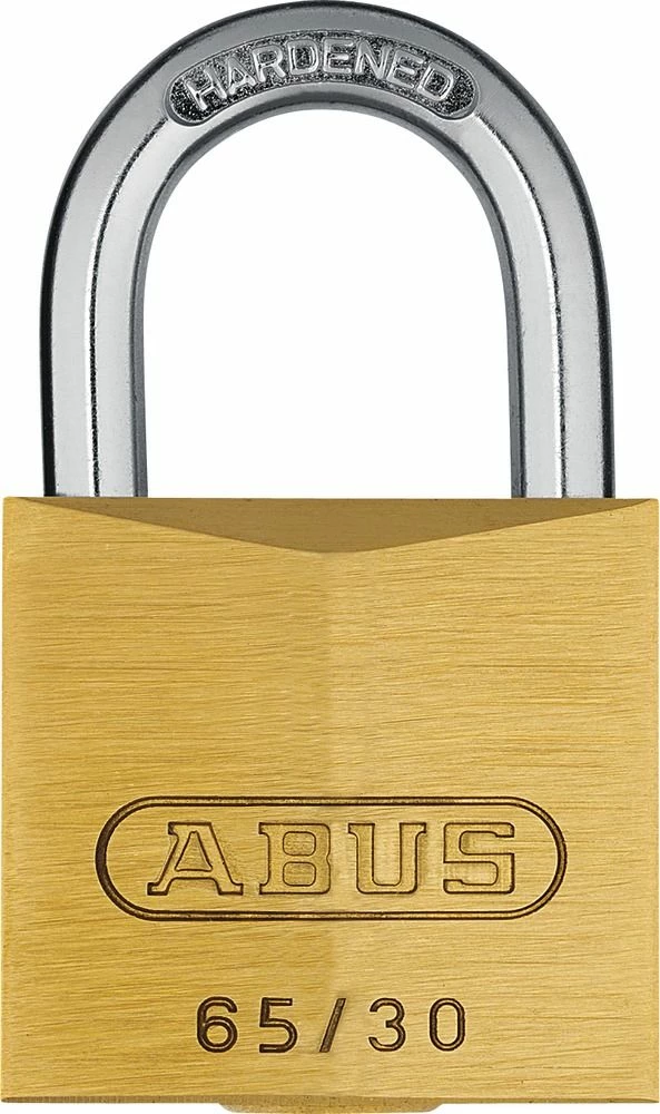 Abus Hængelås Messing 65/30 Ensluk. Grp. 6304. Æske 1 Abus Hængelås Messing 65/30 Ensluk. Grp. 6304. Æske