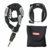 Abus Ringlås 5955 Pro Shield M/kæde Og Taske X-PLUS 5955 NR BK+ 6KS/85 + ST 5950 X-PLUS