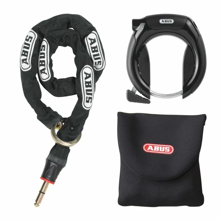 Abus Ringlås 5955 Pro Shield M/kæde Og Taske X-PLUS 5955 NR BK+ 6KS/85 + ST 5950 X-PLUS 1 Abus Ringlås 5955 Pro Shield M/kæde Og Taske X-PLUS 5955 NR BK+ 6KS/85 + ST 5950 X-PLUS
