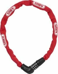 Abus Steel-O-Chain™ 5805C/75 Rød, Security Level 4 Kædelås - 75 Cm 1 Abus Steel-O-Chain™ 5805C/75 Rød, Security Level 4 Kædelås - 75 Cm