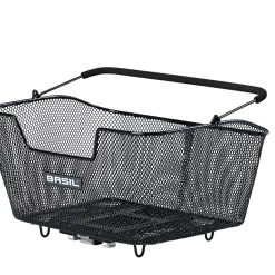 Basil Basis MIK Cykelkurv Til Bag I Sort