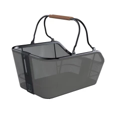 Basil Cento Tech Fiber Cykelkurv Til Bagagebærer I Moss