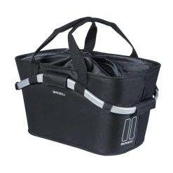 Basil Classic Carry All MIK Cykelkurv Til Bagagebærer I Sort
