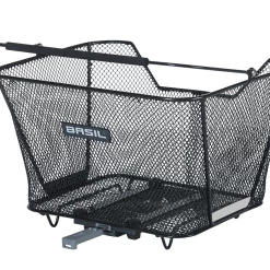 Basil Lesto MIK Cykelkurv Til Bag I Sort