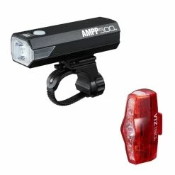 Cateye Lygtesæt AMPP500/ViZ150 USB Opl. 500/150 Lumen
