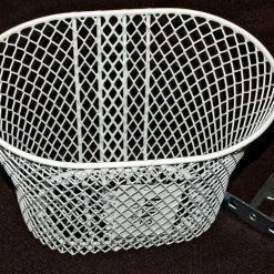 Bike Attitude - Cykelkurv Til Børnecykler - 12"-18" - Fastmonteret - Hvid