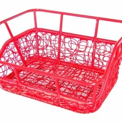 BIKE ATTITUDE Cykelkurv For Nest Rød Med Indfarvet Rød Alu Top M/beslag