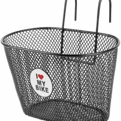 ECykelhjelm.dk Sort Cykelkurv Til Børn - I Love My Bike