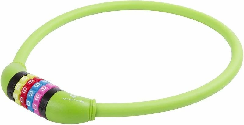 M-Wave DS 12.6,5 Cykellås Med Kode, Grøn 1 M-Wave DS 12.6,5 Cykellås Med Kode, Grøn