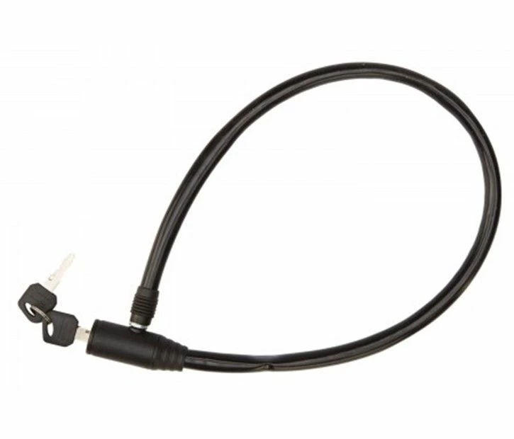 Kabellås Bike Attitude 4,5x650 Mm Sort M/nøgle 1 Kabellås Bike Attitude 4,5x650 Mm Sort M/nøgle