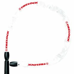 TRELOCK Kædelås BC 115, 60cm/4mm, Hvid, Lv1