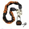 KrptoLok Kædelås Messenger Med Hænglås, 9.5mmx100cm.