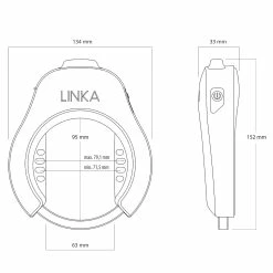 M-Wave Linka Bluetooth Ringlås I Sort -Deals Cykelkurve Store linka bluetooth ringlaas i sort 12