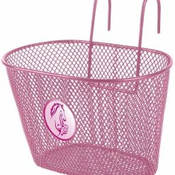ECykelhjelm.dk Lyserød Cykelkurv Til Børn