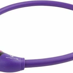M-Wave DS 12.6,5 Cykellås Med Kode, Lilla