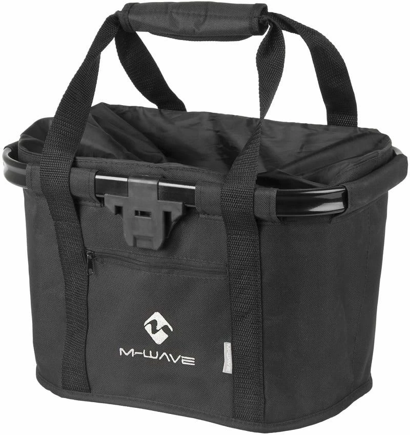 M-Wave Click On Foldbar Styrtaske, Sort(med Monterings Beslag) 1 M-Wave Click On Foldbar Styrtaske, Sort(med Monterings Beslag)