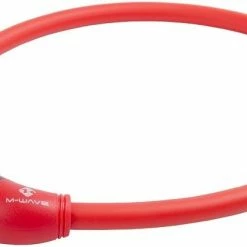 M-Wave DS 12.6,5 Cykellås Med Kode, Rød