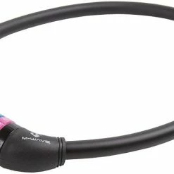 M-Wave DS 12.6,5 Cykellås Med Kode, Sort
