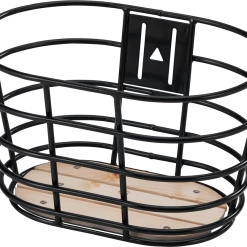 Sort Norden Alu Cykelkurv M/træbund 28"