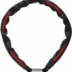 Sort Trelock BC115 Kædelås M. Kode, 110cm/4mm