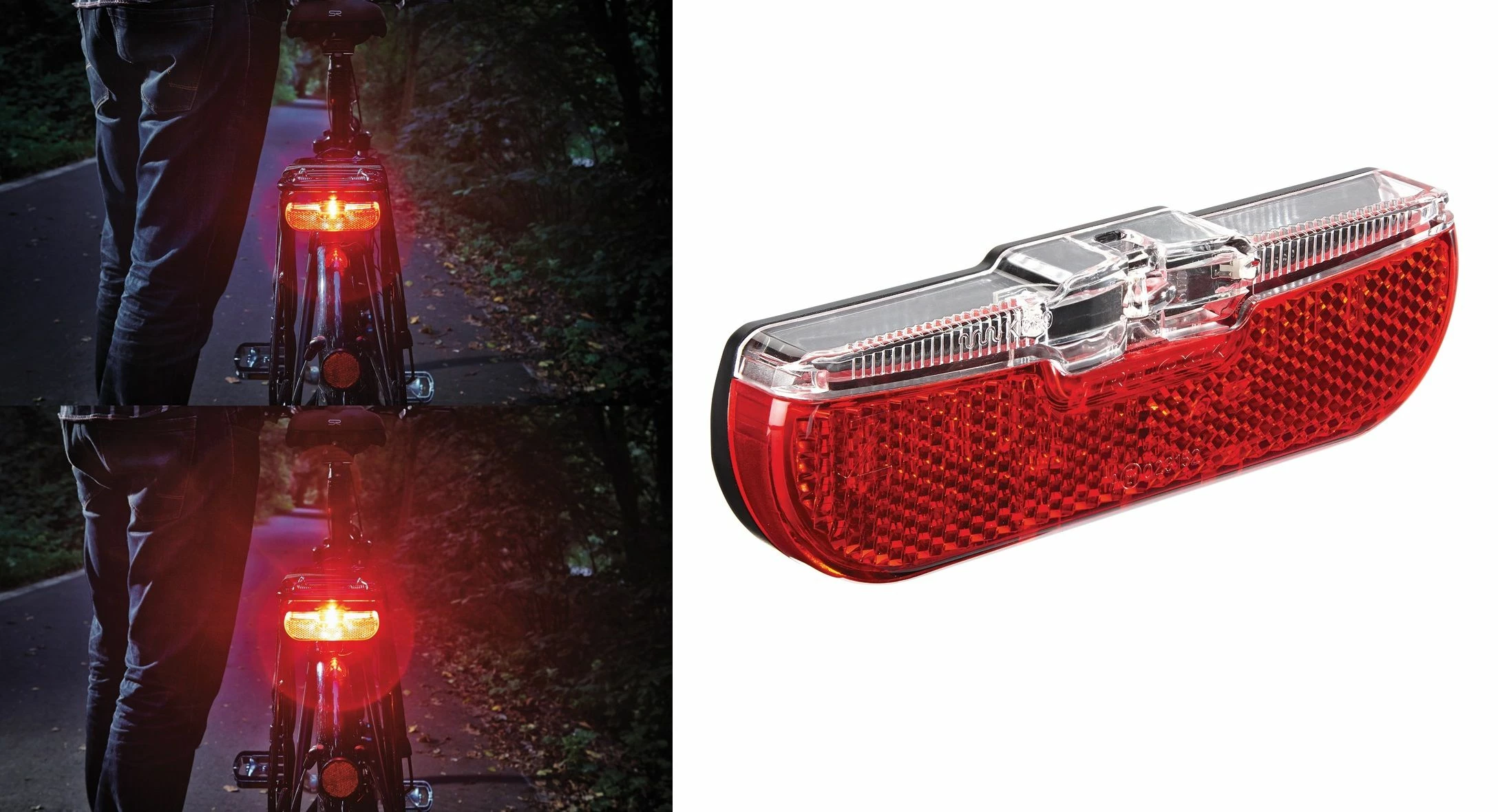 Trelock Baglygte LS 614 DuoFlat Signal 6-12V Ebike 1 Trelock Baglygte LS 614 DuoFlat Signal 6-12V Ebike